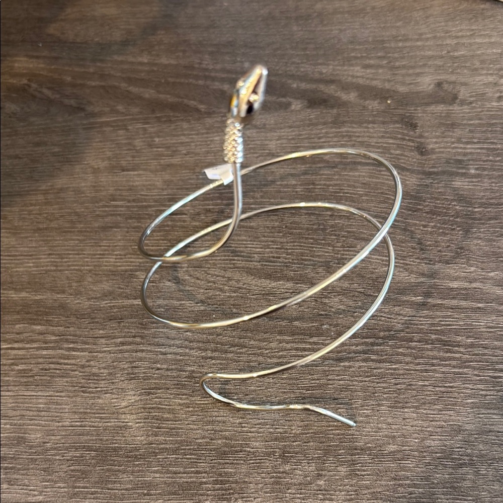 NWT Sterling Silver Snake Spiral Arm Bracelet